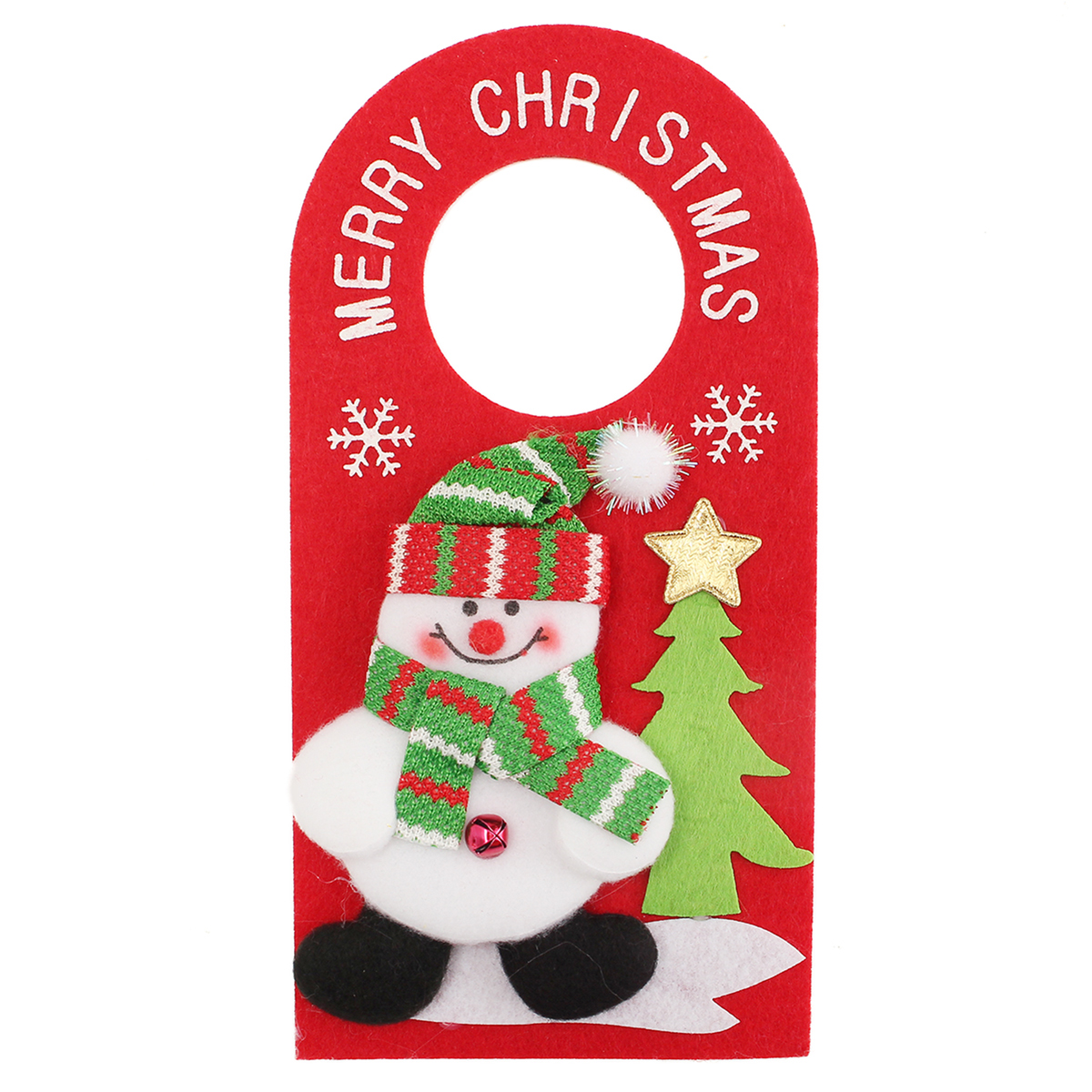 Applique-Style-Christmas-Decor-Beautiful-Detailed-Design-Padded-Felt-Door-Hanger-1106374-9