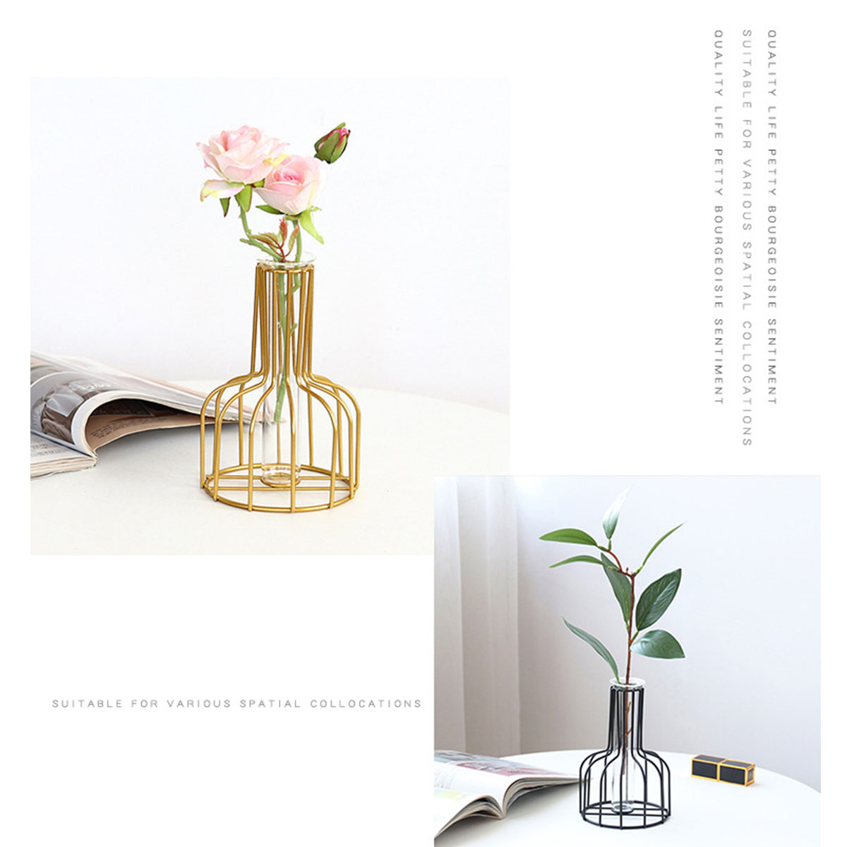 BlackGold-Nordic-Style-Iron-Hydroponic-Flower-Lantern-shaped-Vase-Decoration-1727268-5