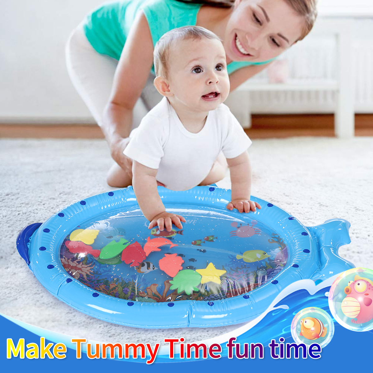 Blue-Sprinkler-Play-Mat-With-Cartoon-Submarine-Pattern-For-Kids-Filling-Fun-Water-Cushion-Baby-Toys--1895673-2