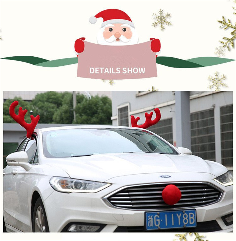 Christmas-Car-Decoration-3PCS--Reindeer-Deer-Antlers-Toys-Ornament-For-Kids-Children-Gift-1212886-3