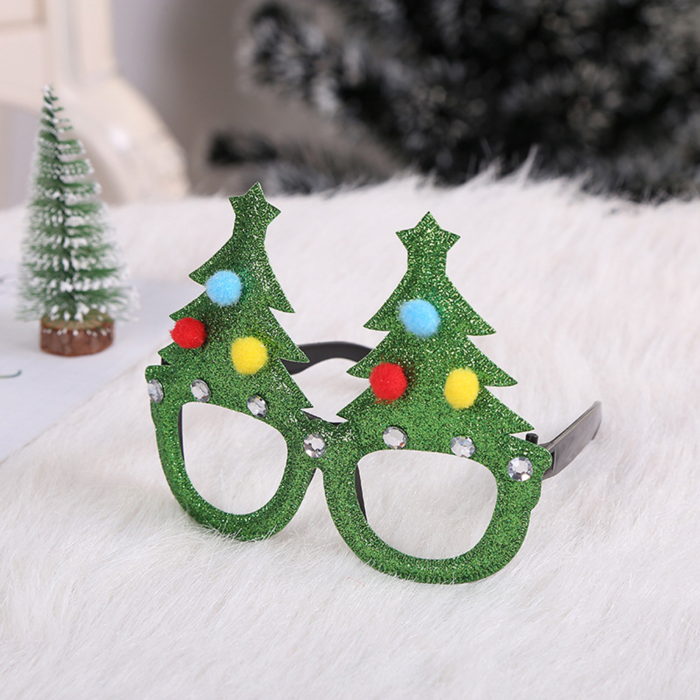 Christmas-Cartoon-Hat-Letter-Snowman-Tree-Glasses-Frame-Children-Adult-Party-Dress-Up-Toy-for-Home-D-1781994-3
