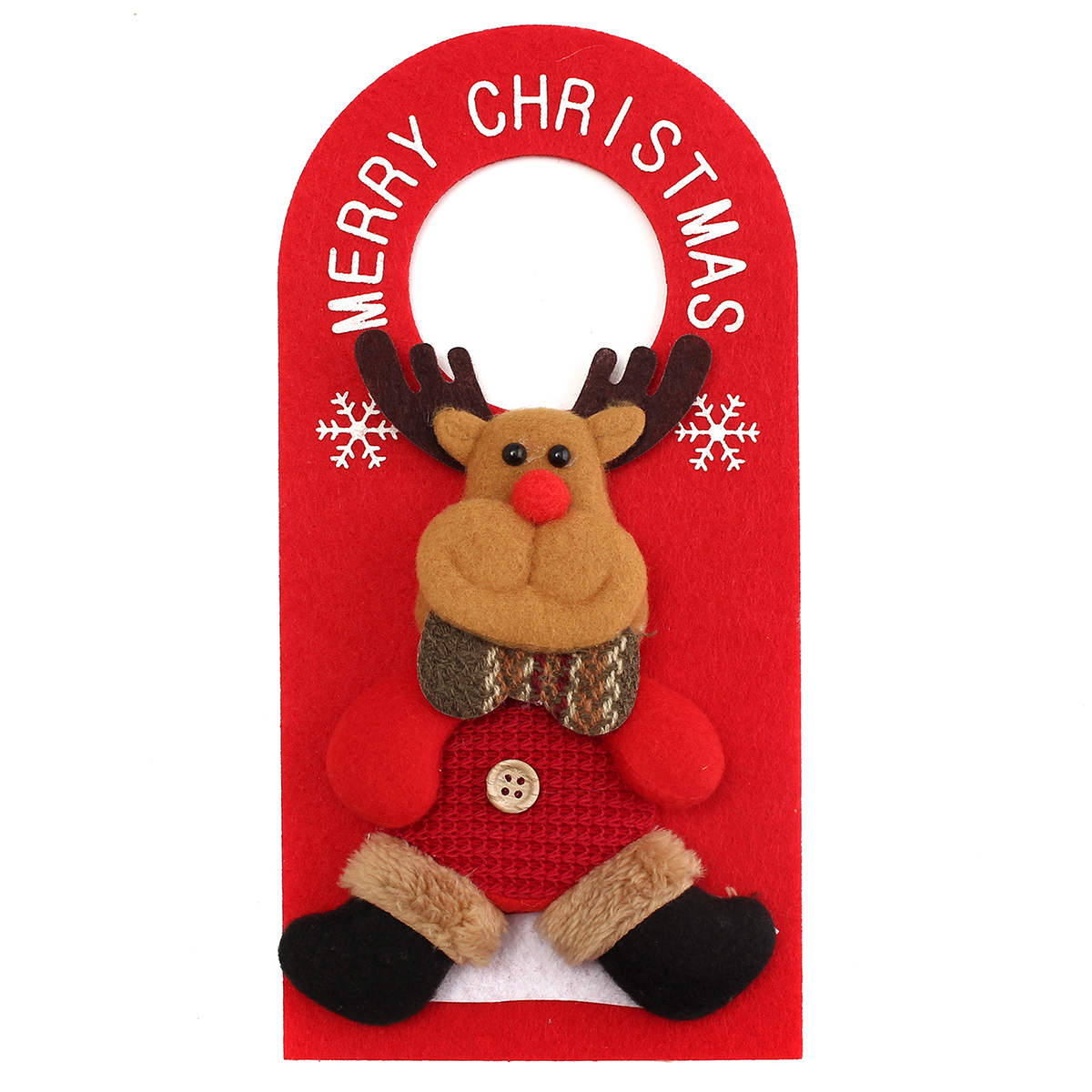 Christmas-Decoration-Santa-Claus-Elk-Applique-Style-Lovely-Detailed-Design-Padded-Felt-Door-Hanger-1106373-6