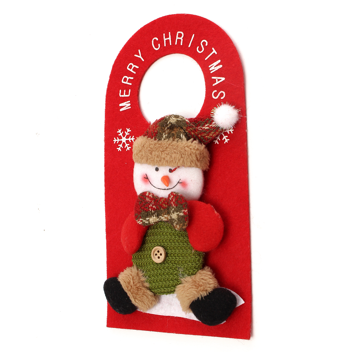 Christmas-Decoration-Santa-Claus-Elk-Applique-Style-Lovely-Detailed-Design-Padded-Felt-Door-Hanger-1106373-8