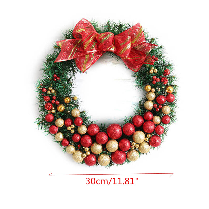 Christmas-Party-Home-Decoration-30cm-Wreath-Rattan-Pendant-Toys-For-Kids-Children-Gift-1212882-4