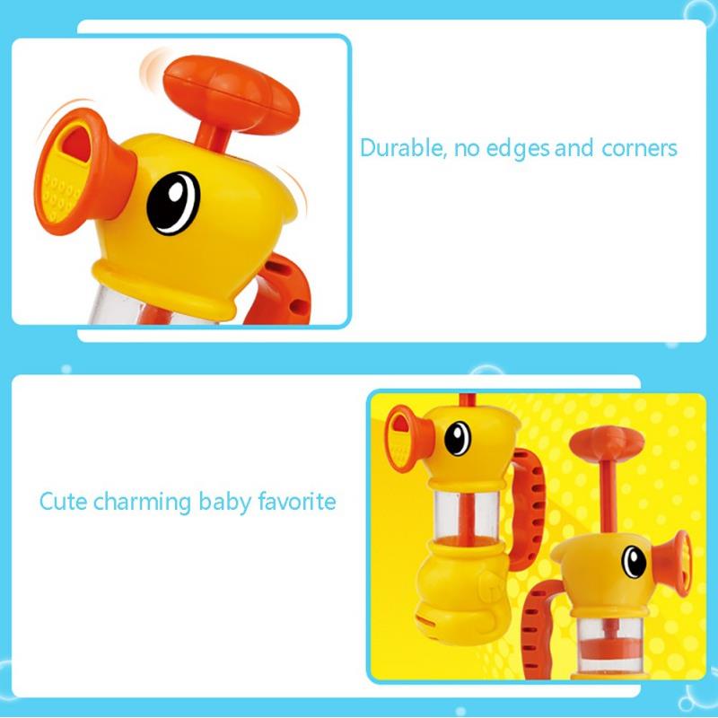 Cikoo-Children-Summer-Bathing-Water-Manual-Pumping-Small-Yellow-Duck-Cute-Bath-Toys-1175757-5