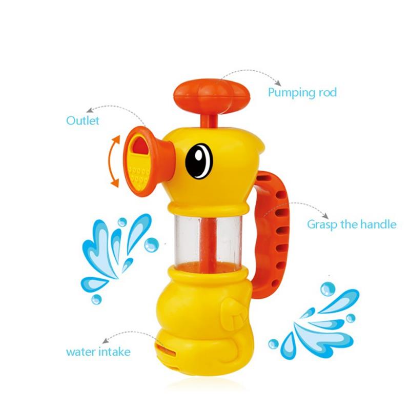 Cikoo-Children-Summer-Bathing-Water-Manual-Pumping-Small-Yellow-Duck-Cute-Bath-Toys-1175757-6