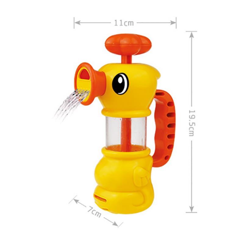 Cikoo-Children-Summer-Bathing-Water-Manual-Pumping-Small-Yellow-Duck-Cute-Bath-Toys-1175757-7
