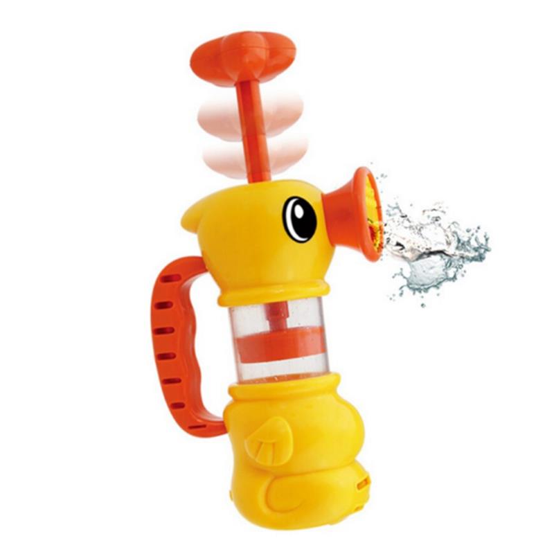 Cikoo-Children-Summer-Bathing-Water-Manual-Pumping-Small-Yellow-Duck-Cute-Bath-Toys-1175757-9