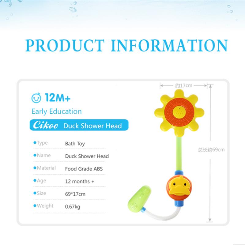 Cikoo-Yellow-Duck-Shower-Head-for-Kids-Faucet-Water-Spraying-Tool-Baby-Bath-Toys-1176130-7