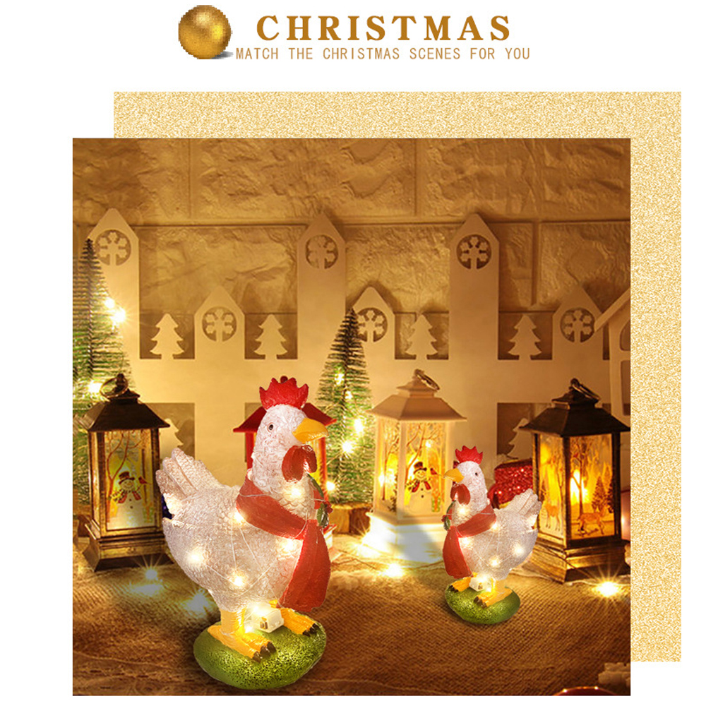 Creative-3D-Light-Up-Chicken-with-Scarf-Lawn-Ornament-with-Led-Lights-Lump-Scarf-Rooster-Resin-Sculp-1914720-4