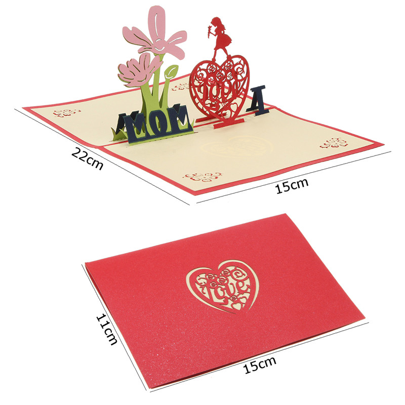 Creative-Red-Paper-Carving-3D-Card-ThanksGiving-Day-Gift-For-Families-Toys-1213463-2