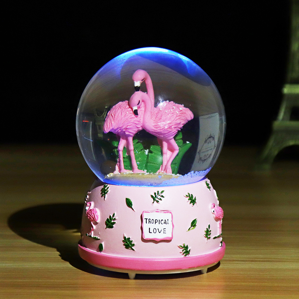 Cute-Flamingo-Snow-Crystal-Ball-With-Light-Music-Box-Theme-Musical-Birthday-Present-1407850-2