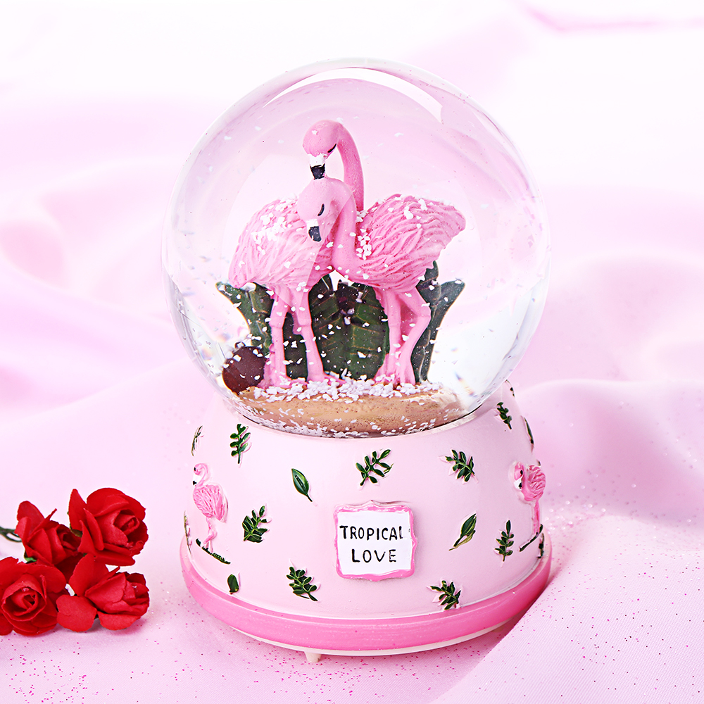 Cute-Flamingo-Snow-Crystal-Ball-With-Light-Music-Box-Theme-Musical-Birthday-Present-1407850-3