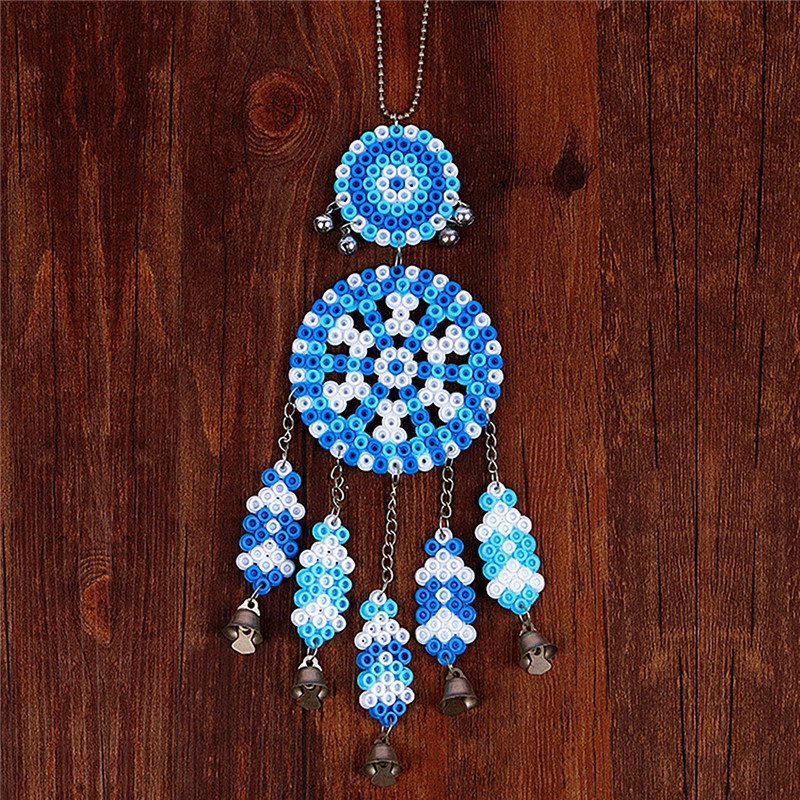 DIY-Dream-Catcher-Windbell-Kit-Perler-5mm-Fuse-Beads-Kid-Craft-Toy-Decor-1069229-2