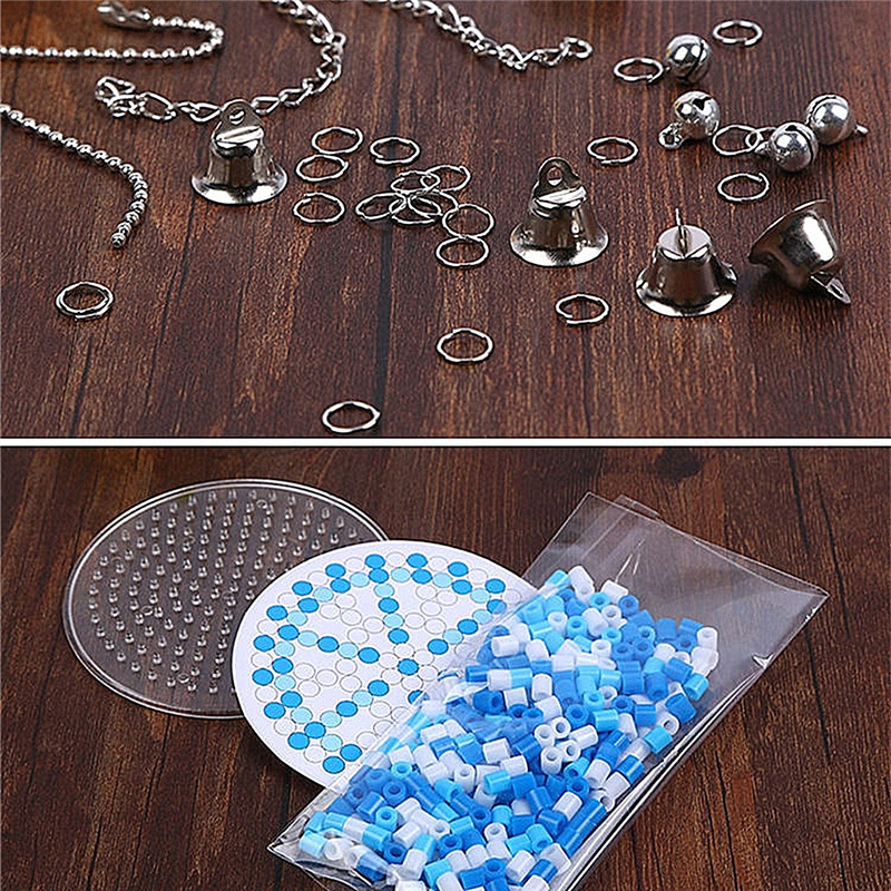 DIY-Dream-Catcher-Windbell-Kit-Perler-5mm-Fuse-Beads-Kid-Craft-Toy-Decor-1069229-4