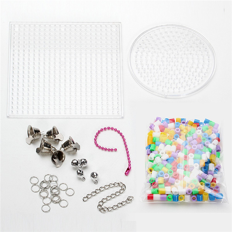DIY-Dream-Catcher-Windbell-Kit-Perler-5mm-Fuse-Beads-Kid-Craft-Toy-Decor-1069229-5