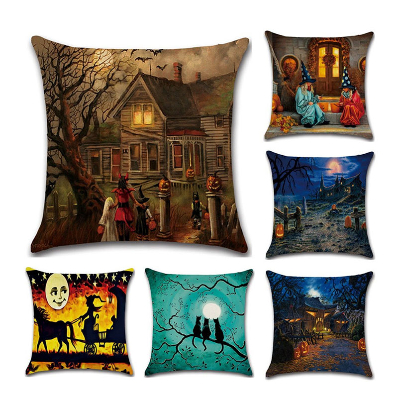 Halloween-Series-Ancient-House-Witch-Pumpkin-Cat-Pillow-Cover-Decorative-Toys-1574171-1