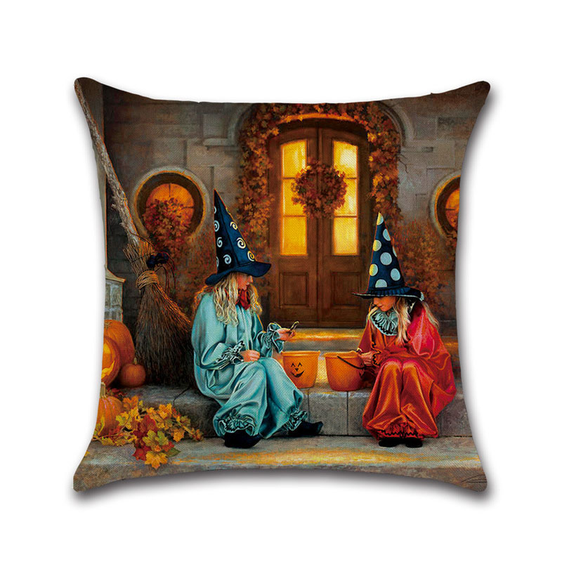 Halloween-Series-Ancient-House-Witch-Pumpkin-Cat-Pillow-Cover-Decorative-Toys-1574171-2