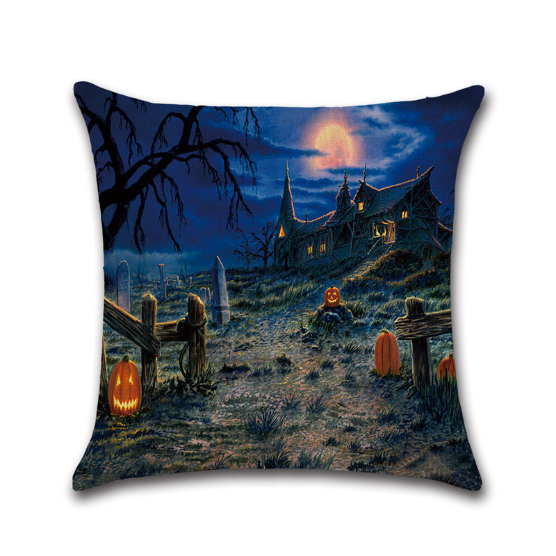 Halloween-Series-Ancient-House-Witch-Pumpkin-Cat-Pillow-Cover-Decorative-Toys-1574171-5