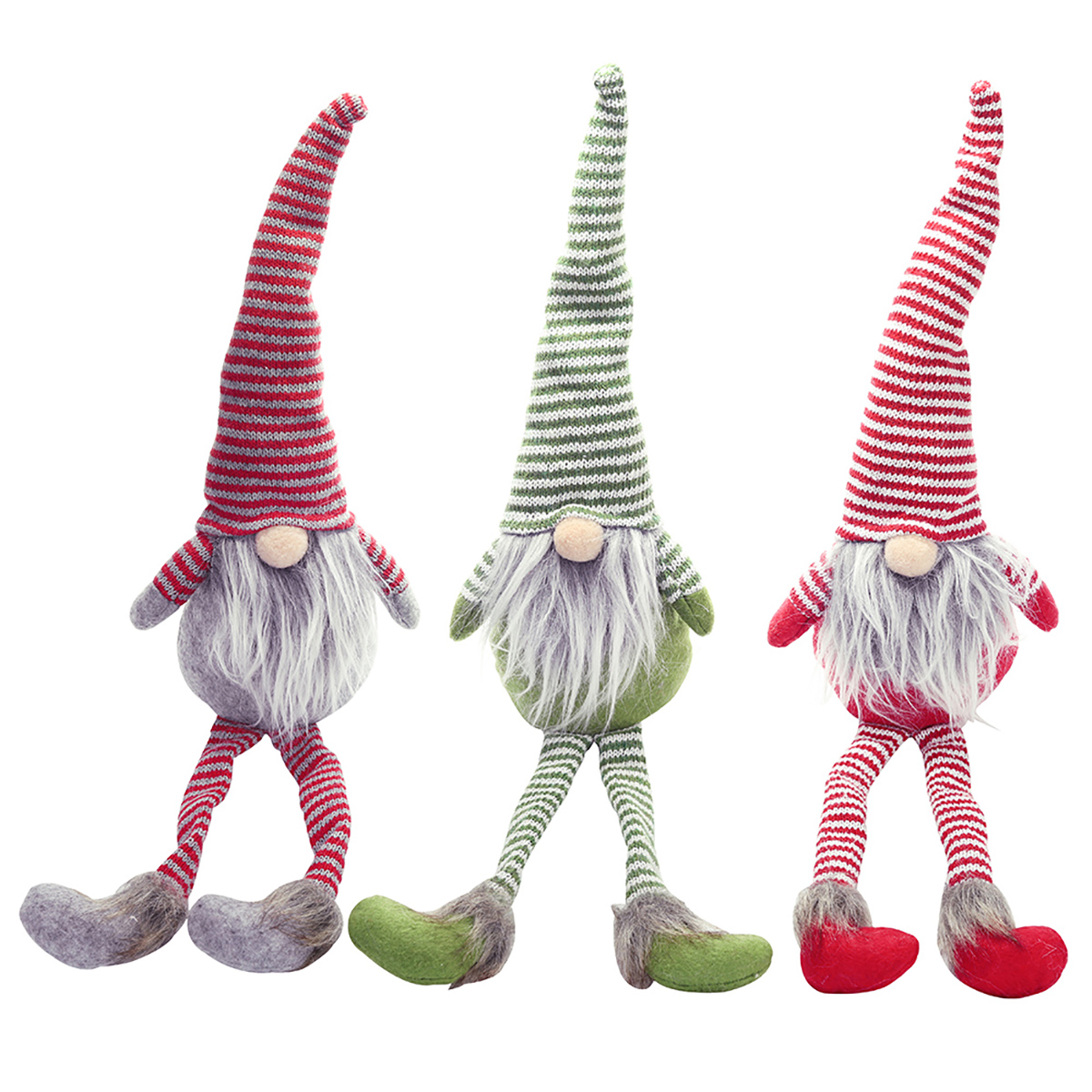 Non-Woven-Hat-With-Long-Legs-Handmade-Gnome-Santa-Christmas-Figurines-Ornament-Decorations-Toys-1636850-2