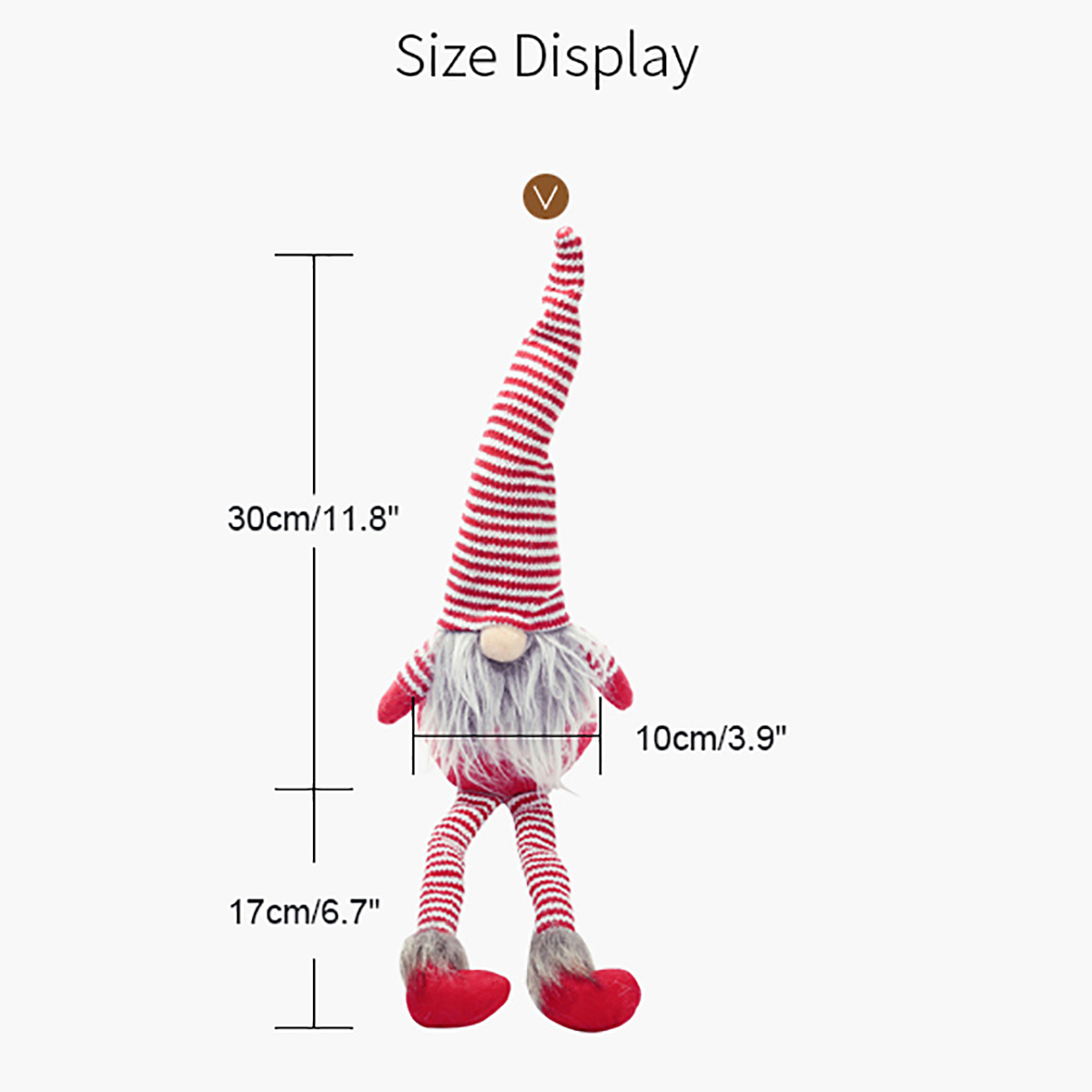 Non-Woven-Hat-With-Long-Legs-Handmade-Gnome-Santa-Christmas-Figurines-Ornament-Decorations-Toys-1636850-11
