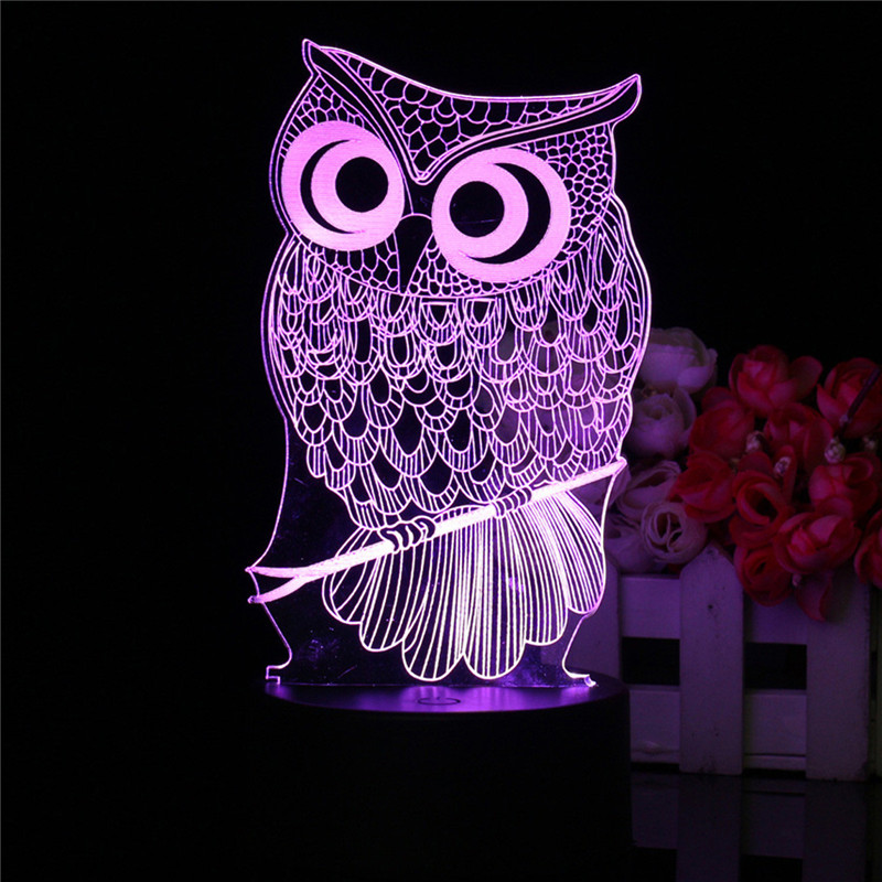 Owl-3D-LED-Color-Change-Night-Light-USB-Charge-Table-Desk-Lamp-Decorations-With-Remote-Controller-1182569-3
