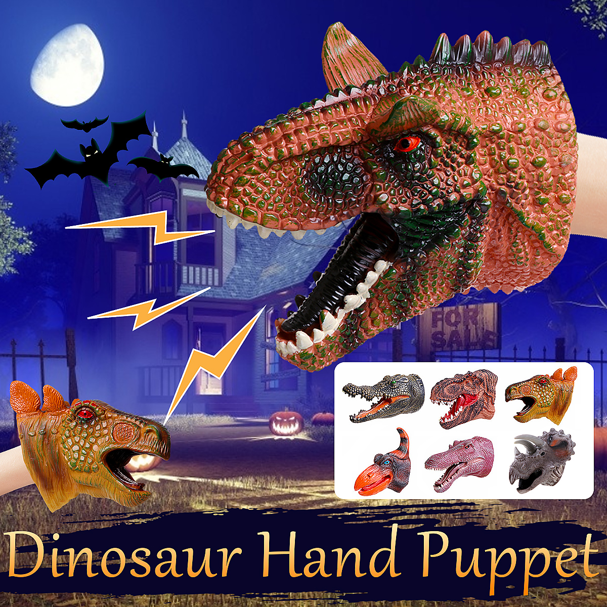 Simulation-Dinosaur-Crocodile-Hand-Puppet-Gloves-Toys-1818660-3
