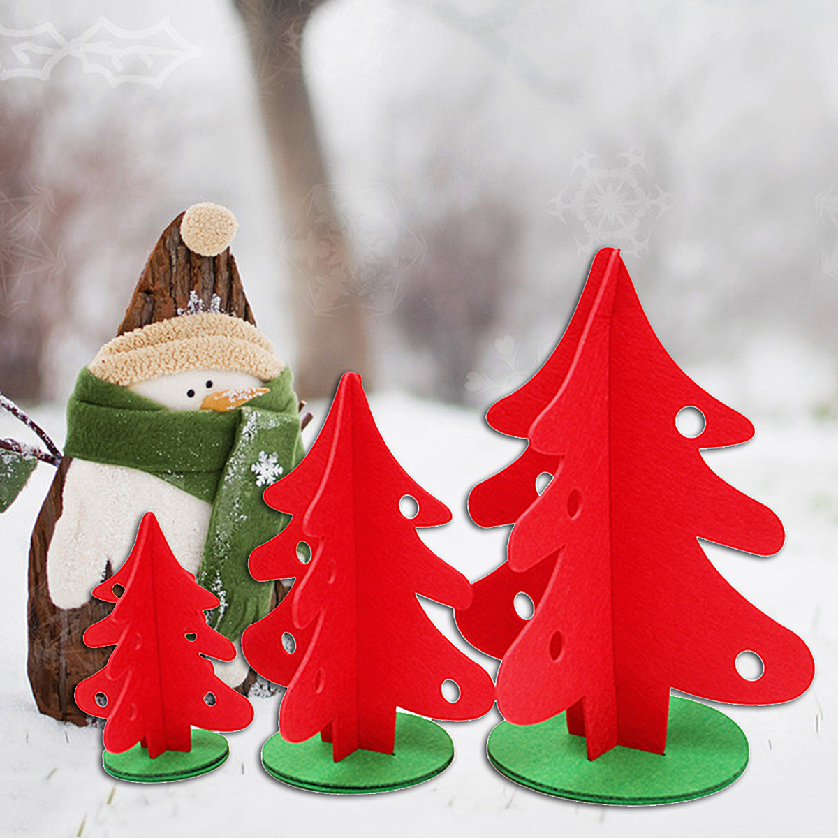 Vintage-Christmas-Tree-Home-Shop-Ornament-Decoration-Fabric-Red-Green-Tree-1103573-1
