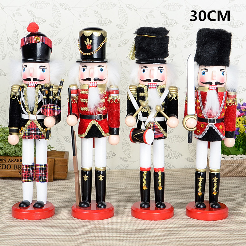 Wooden-Nutcracker-Doll-Soldier-Vintage-Handcraft-Decoration-Christmas-Gifts-1787901-5