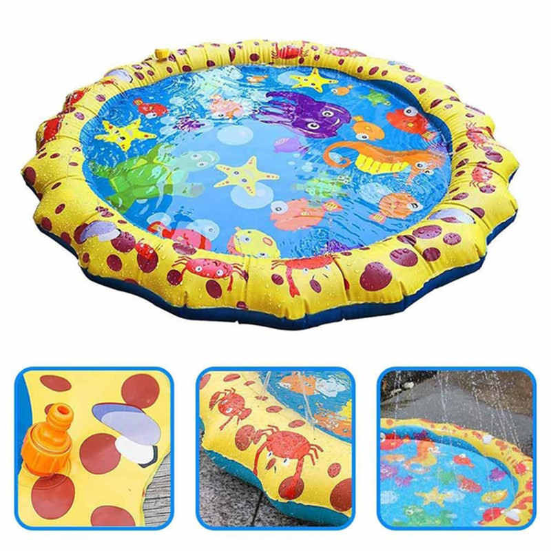 Yellow-Lace-Inflatable-Water-Spray-Cushion-Inflatable-Toy-Lawn-Beach-Game-Toys-1673924-3
