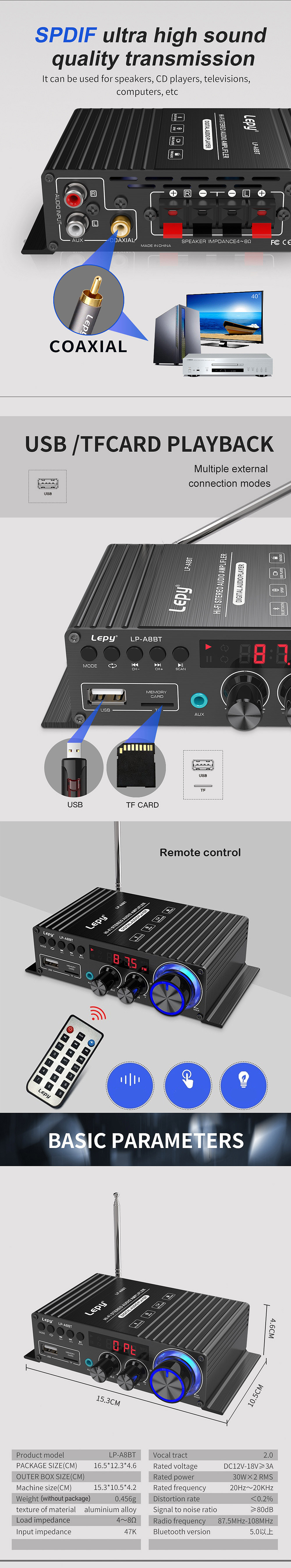 LEPY-LP-A8BT-2times30W-Digital-HiFi-Power-Amplifier-bluetooth-50-Coaxial-Decoding-USB-TF-Card-Stereo-1973302-2