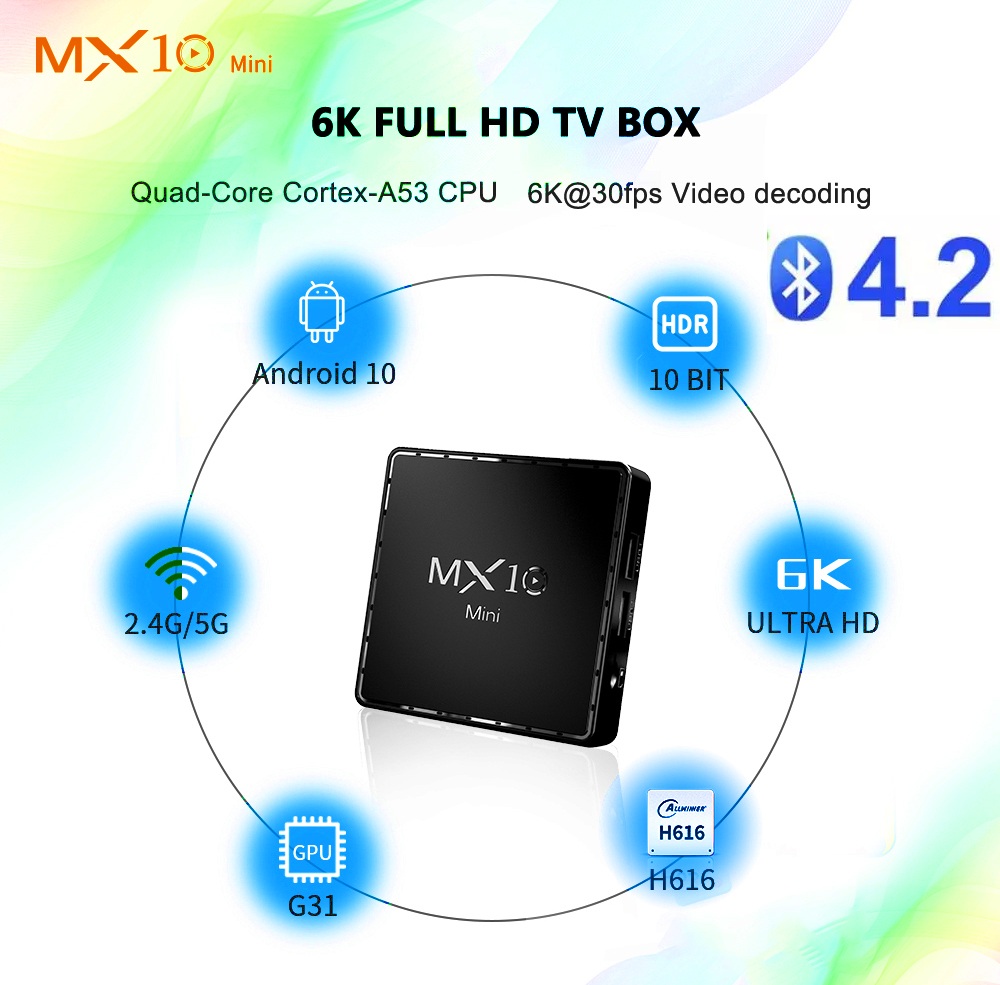 MXQ-Pro-H616-DDR3-1GB-RAM-eMMC-8GB-ROM-bluetooth-42-5G-Wifi-6K-HDR-Android-100-TV-Box-Support-VP9-10-1801615-5