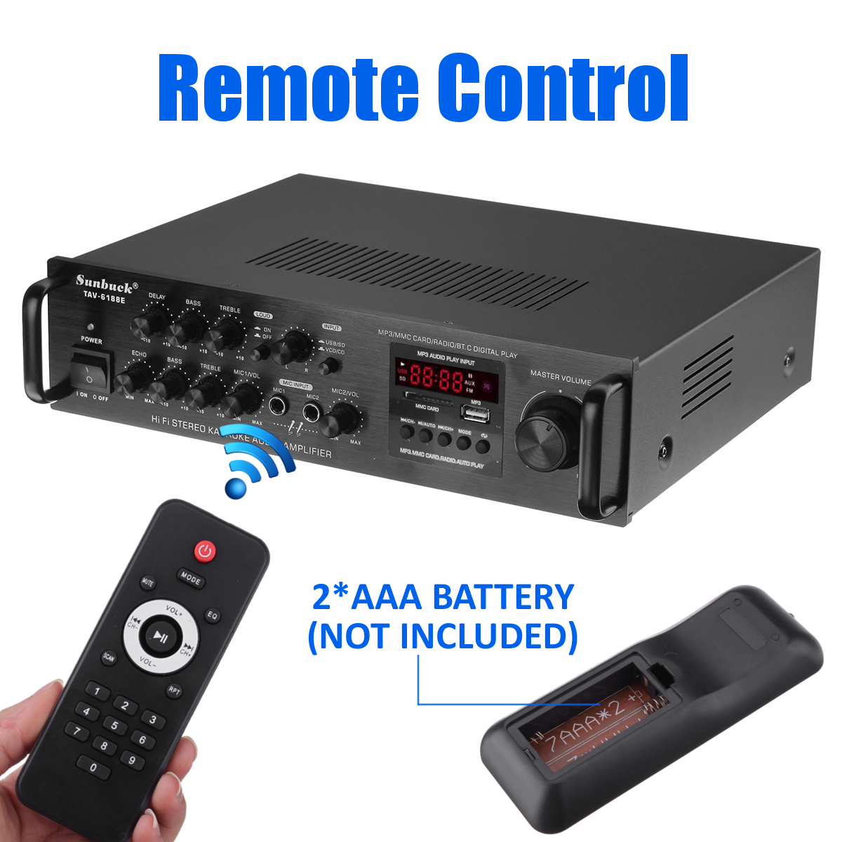 Sunbuck-TAV-6188E-2000W-bluetooth50-Audio-Amplifier-Stereo-Home-Theater-AMP-Car-Home-2CH-AUX-USB-FM--1783326-3