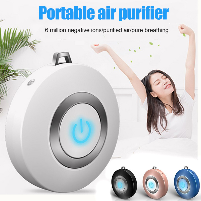 Bakeey-Wearable-Air-Purifier-Necklace-Mini-Portable-USB-Air-Cleaner-Negative-Lon-Generator-Low-Noise-1642814-2