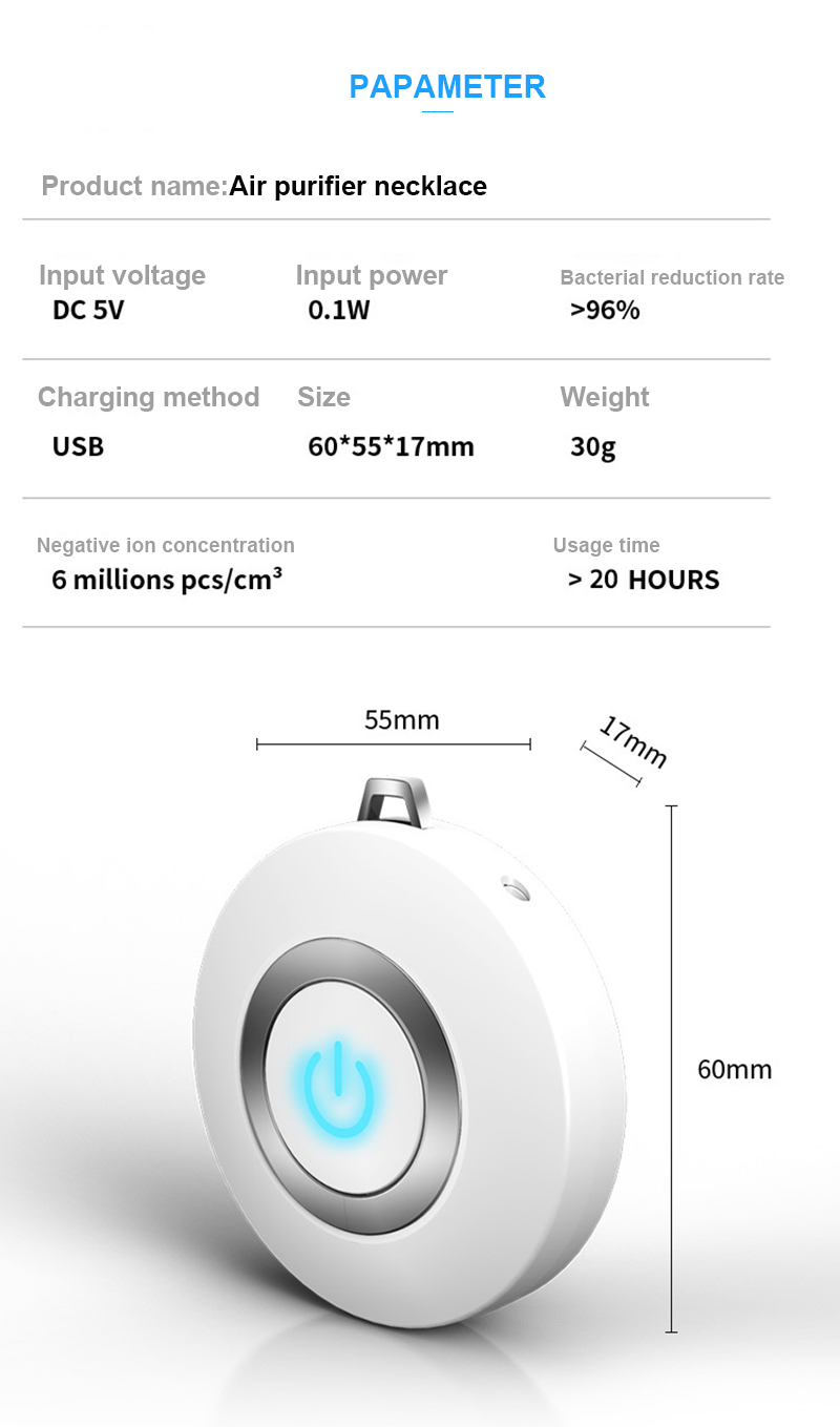 Bakeey-Wearable-Air-Purifier-Necklace-Mini-Portable-USB-Air-Cleaner-Negative-Lon-Generator-Low-Noise-1642814-10