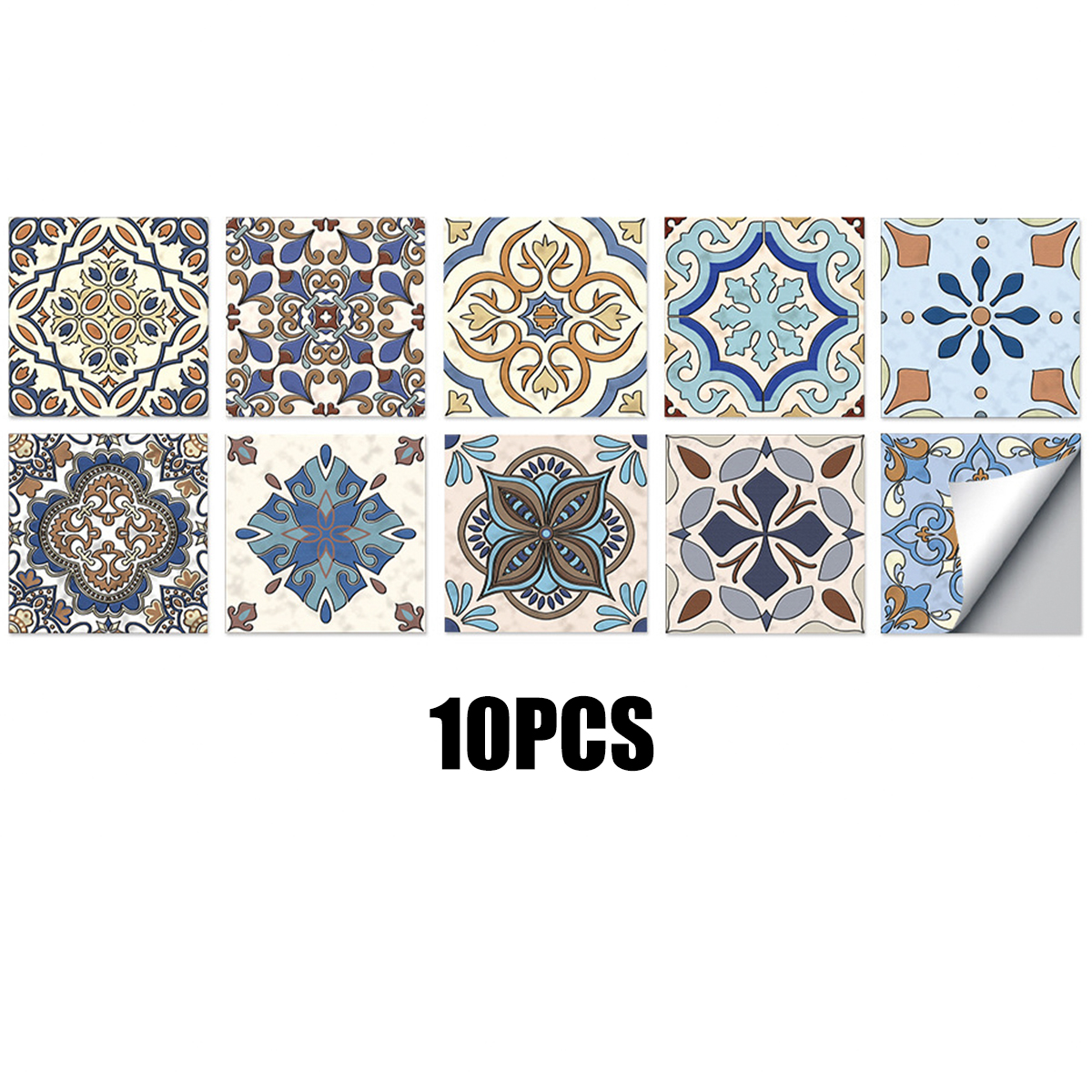 10-PCS-10x1015x1520x20cm-Wall-Tiles-Stickers-Kitchen-Bathroom-Toilet--Waterproof--PVC-1717154-9