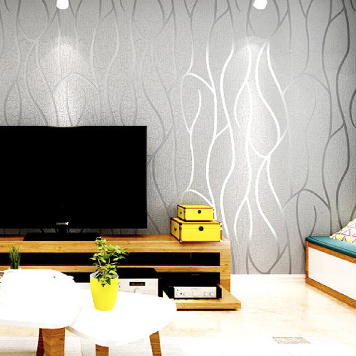 10M-3D-Non-woven-Wave-Stripe-Embossed-paper-Rolls-Bedroom-Living-Room-Wall-Sticker-1604540-5