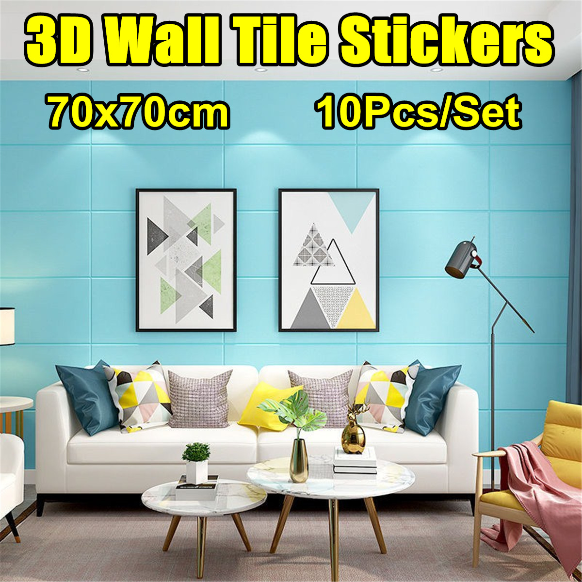 10PcsSet-70x70cm-3D-Wall-Tile-Stickers-Kitchen-Bathroom-Self-Adhesive-Decals-1840530-1