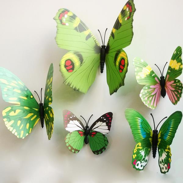 12Pcs-3D-Stereoscopic-Butterfly-Wall-Sticker-Living-Room-Home-Decoration-Decal-DIY-Mural-Wall-Art-1077349-4