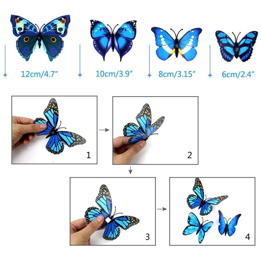 12pcs-3D-Butterfly-Design-Decal-Art-Wall-Stickers-Room-ations-Home-1695666-5