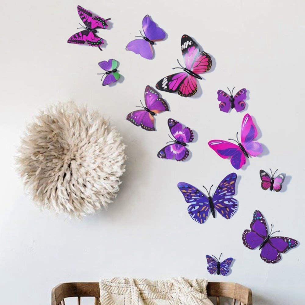 12pcs-3D-Butterfly-Design-Decal-Art-Wall-Stickers-Room-ations-Home-1695666-8