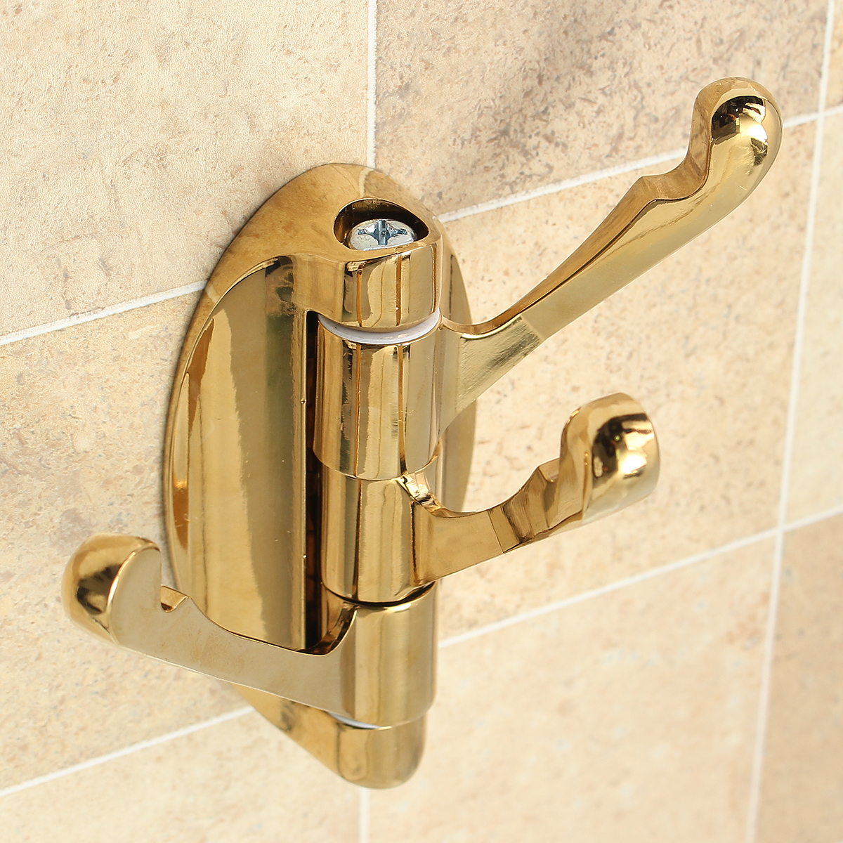 180deg-Revolve-Bathroom-Robe-Hook-Holder-Wall-Mounted-Adjustable-3-Hooks-Cloth-Hat-Towel-Hanger-1419817-2