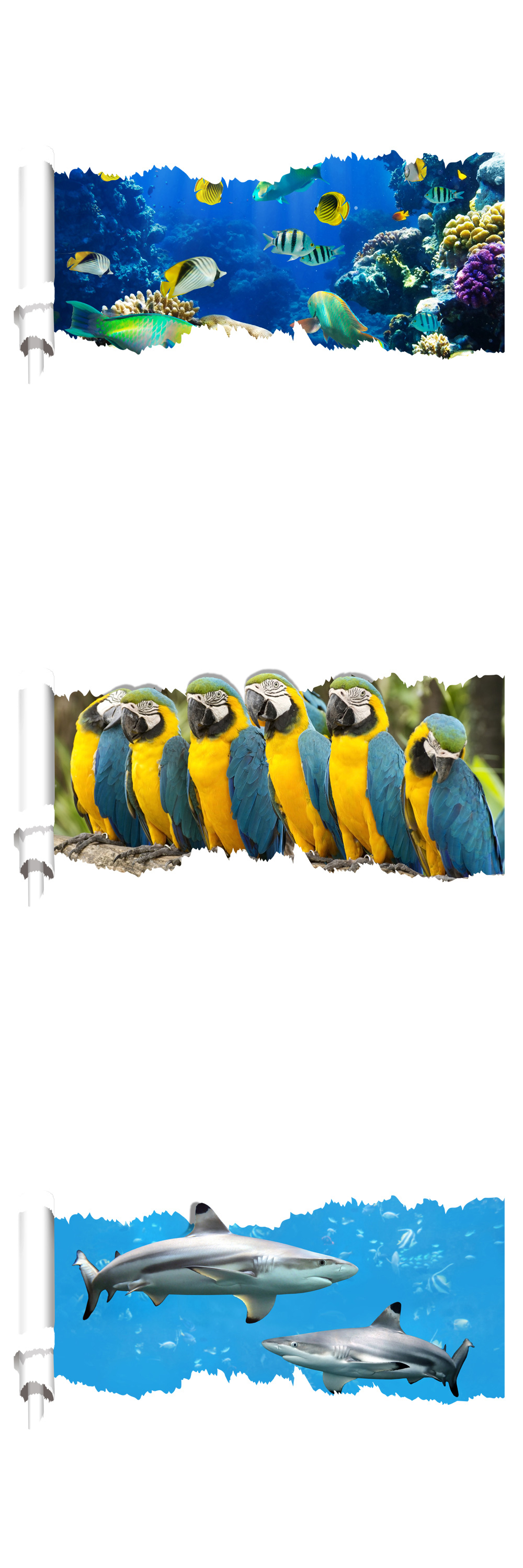 23X47-Inches-PAG-3D-Wall-Sticker-Broken-Paper-Series-II-Living-Room-Home-Wall-Decoration-1090698-11