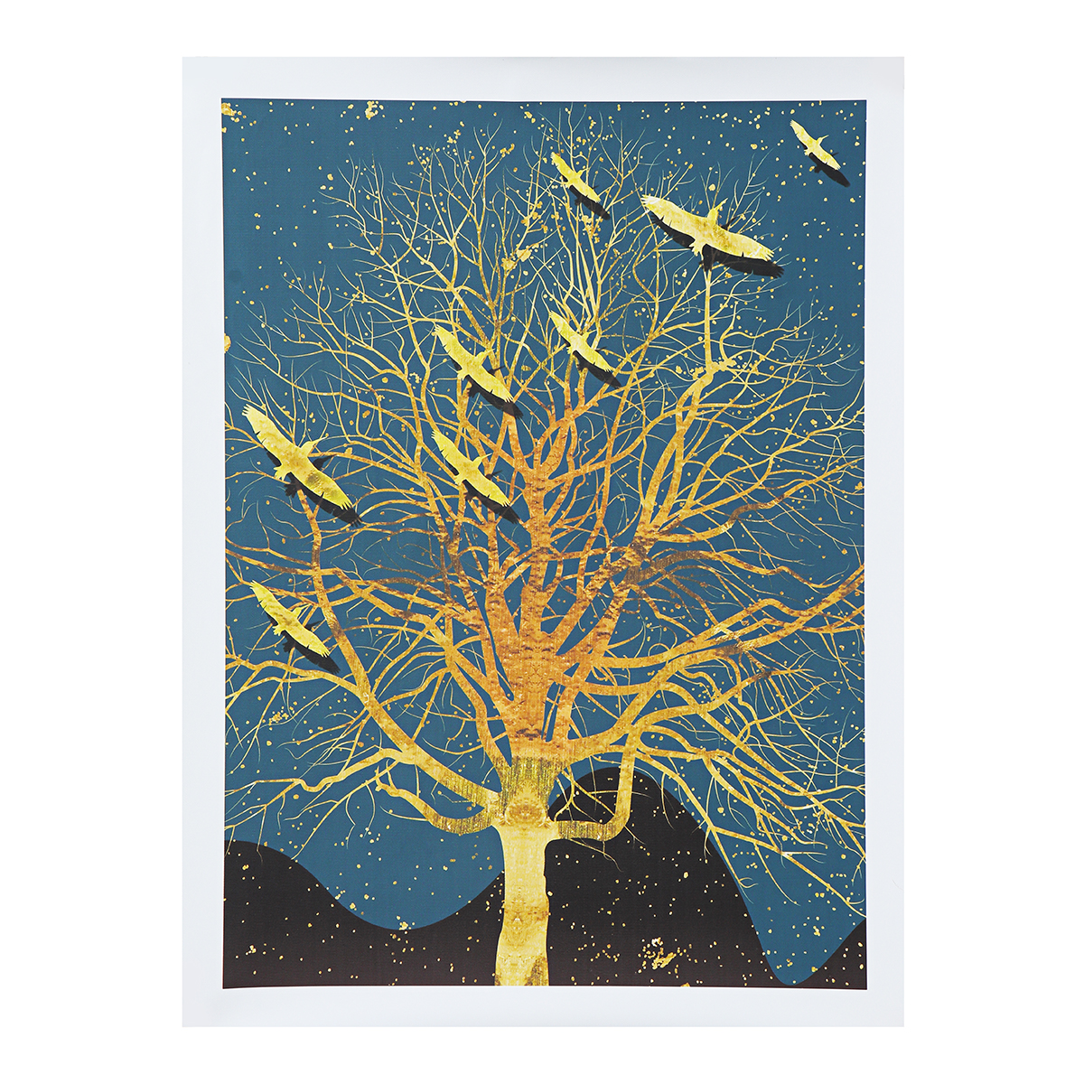 2Pcs-Modern-Tree-Canvas-Print-Paintings-Wall-Art-Unframed-Picture-Home-Decor-1430564-5