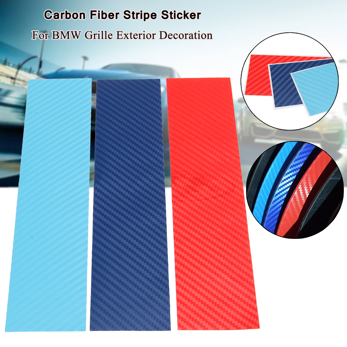 3-Colors-Carbon-Fiber-Stripe-Sticker-Decal-For-BMW-Front-Grill-Grille-Exterior-Decoration-Car-Sticke-1562468-1