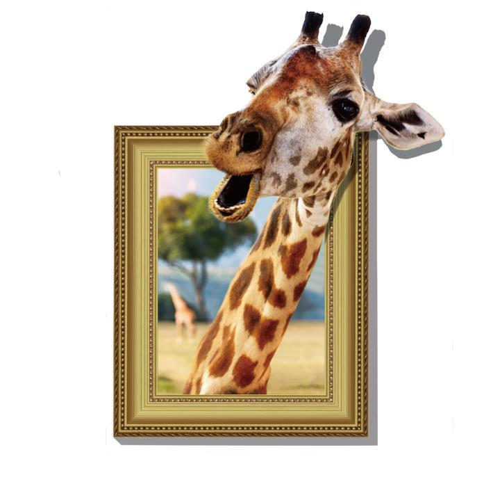 3D-Giraffe-Living-Room-Bedroom-Animals-Floor-Home-Background-Wall-Decor-Creative-Stickers-1175144-2