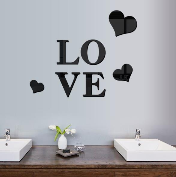3D-Multi-color-Love-Silver-DIY-Shape-Mirror-Wall-Stickers-Home-Wall-Bedroom-Office-Decor-1174621-2