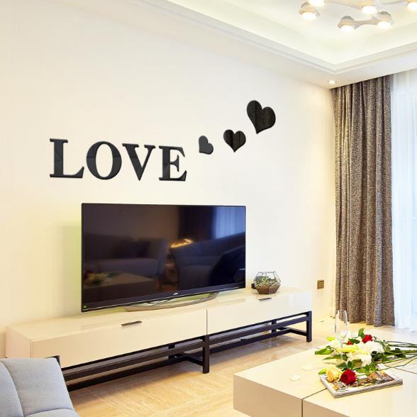 3D-Multi-color-Love-Silver-DIY-Shape-Mirror-Wall-Stickers-Home-Wall-Bedroom-Office-Decor-1174621-3