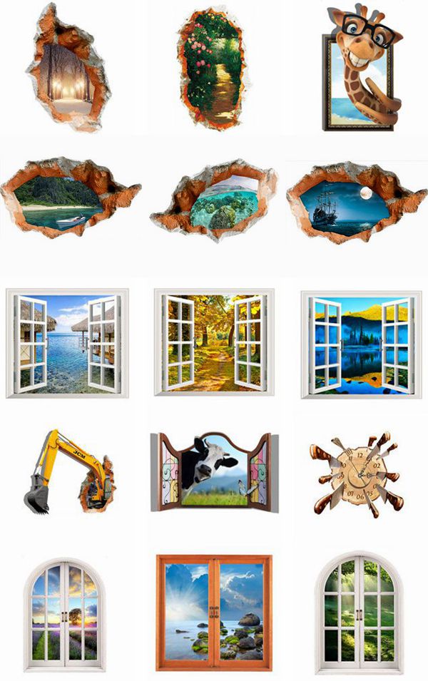 3D-Wall-Decals-3D-Artificial-Window-View-Removable-Grassland-Stickers-Home-Wall-Decor-Gift-999297-7