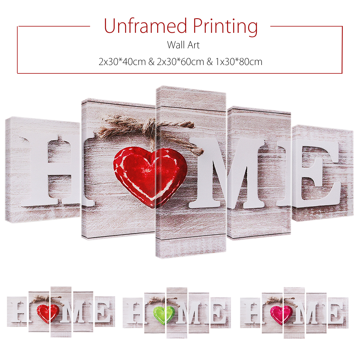 5-Pcs-Unframed-Canvas-Print-Paintings-Picture-Home-Bedroom-Wall-Art-Decor-Gifts-1279058-1